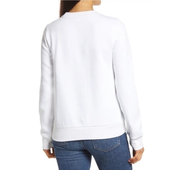 Women's 1901 Mulled Wine Graphic Sweatshirt, Size Small - White - Picture 9 of 9